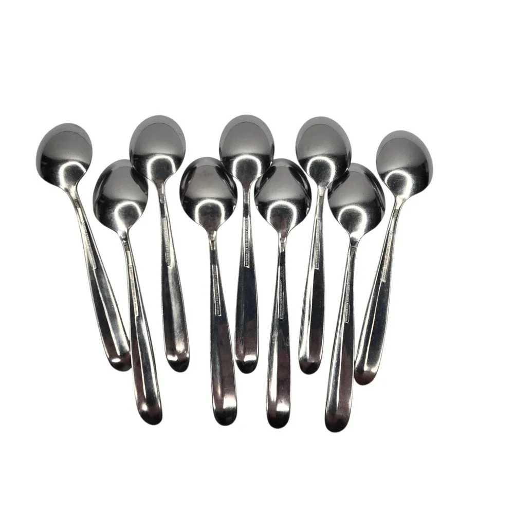 Reed & Barton EDGARTOWN Stainless Steel Flatware 9 Tablespoons / Place Spoons
